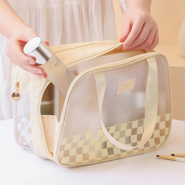 Double-Layer Dry And Wet Separation Makeup Storage Bag Portable Travel Waterproof Portable Fitness Swimming