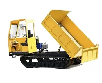Self Loading Construction Machinery 4 Tons 37kw 2200R/Min Engine Power GF4000 Tracked Dumper Palm Farm Dump Transporter Popular in Indonesia
