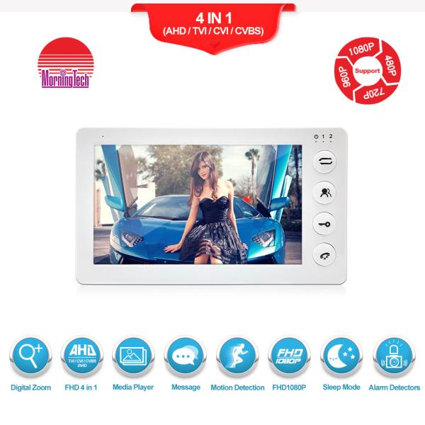 new design doorbell camera intercom 7Inch door video phone sensor's Button Apartment 2 way intercom system
