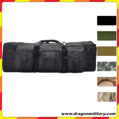 OEM high quality 36 inch double tactical rifle case with molle gear