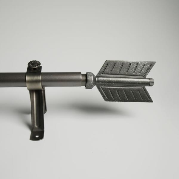 KIEI EP1021 Curtain Finial Hardware Precision Manufacturing Curtain Rod Hot Sale Luxury Adjustable Factory Outlet