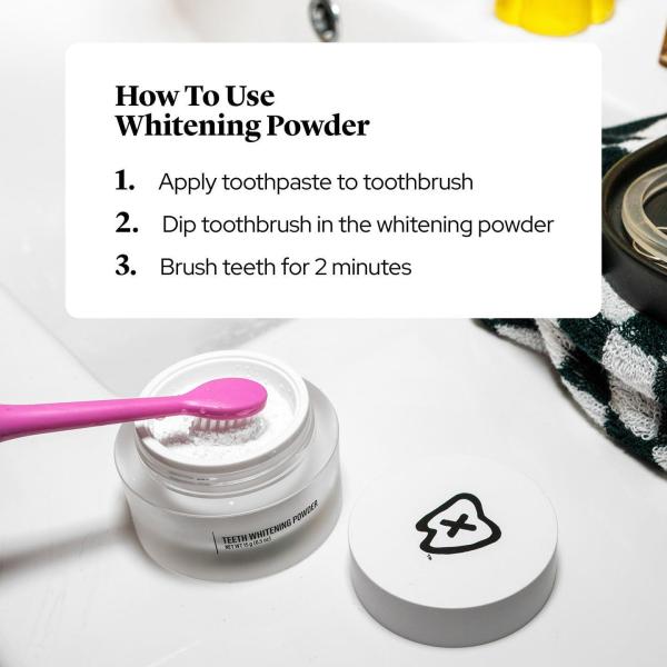 Remineralizing Hydroxyapatite Teeth Whitening Powder 0.5oz Enamel Protection OEM
