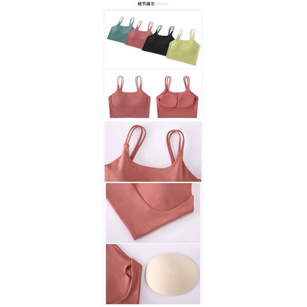 Lulu Straps Custom Logo High Impact Shock Proof Gym Contour Support Sports Yoga Bra