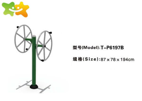 Smooth Weld Playground Gym Equipment , Outdoor Fitness Machines Tapered Roller Bearing