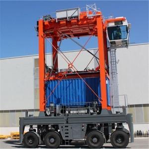 Straddle Carrier Hydraulic Gantry Crane RTG Container Crane 6-30m Lifting