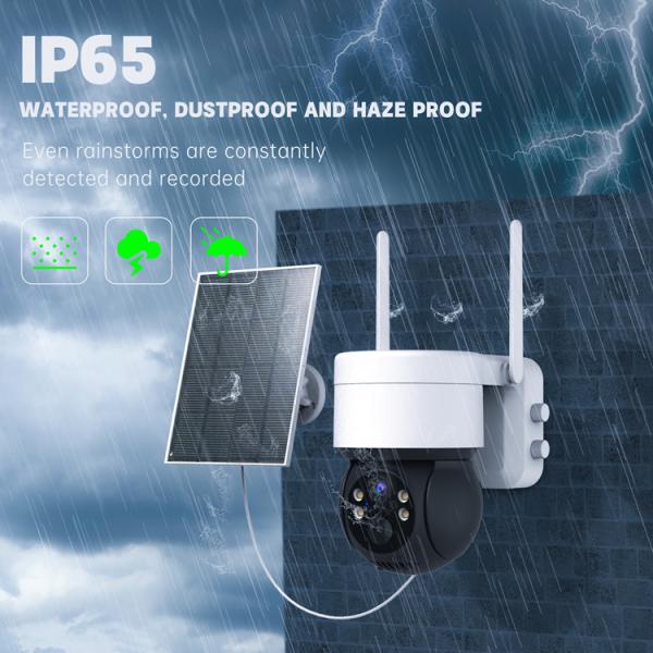 1080P Security Wifi Battery Outdoor Mini Ptz Ip Wireless Cctv Solar Camera