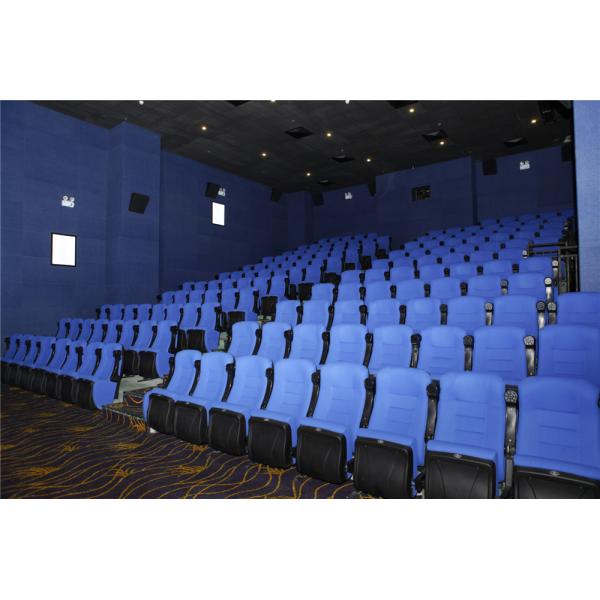 High Back Leather / Fabric VIP Cinema Room Seating Home Theater Chairs Durable