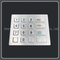 Clavier numérique numérique IP65 imperméable du clavier 4x4 Matrix d'acier inoxydable en métal