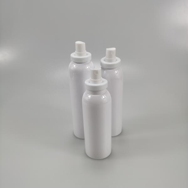 PET Collar 100ml 120ml 150ml 180ml 200ml White Sunscreen Spray Bottle for Toner