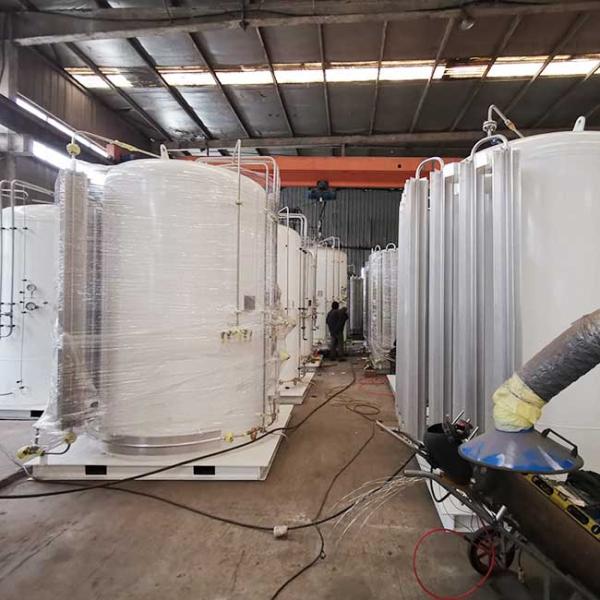 Nitrogênio maioria 5m3 de Cryo dos tanques do oxigênio líquido micro, dióxido de carbono maioria de aço inoxidável