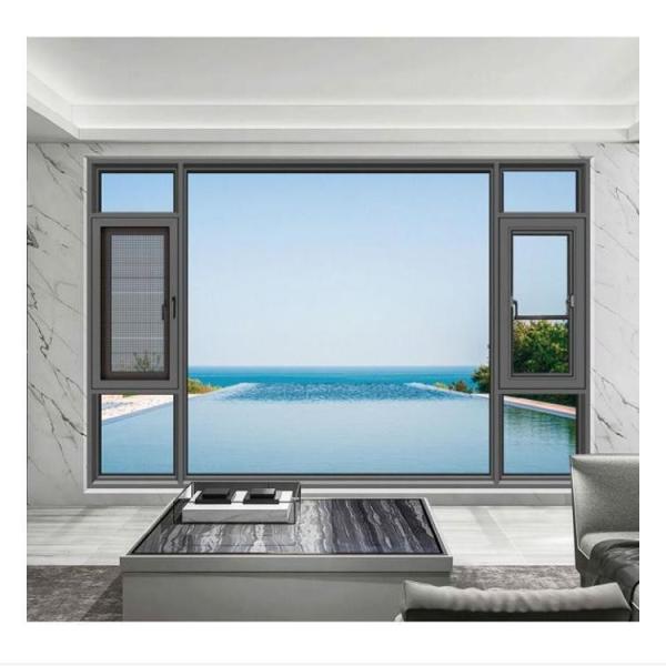 Soundproof Custom Aluminum Windows And Doors Powder Coated