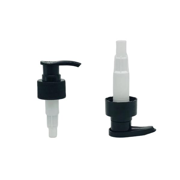 Plastic Cosmetic Black Lotion Pump For Body Wash And Shampoo Lotion Bottle