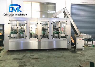 130 Bpm Milk Glass Bottle Packing Machine Crown Cap Sealing Inside Rinsing Type