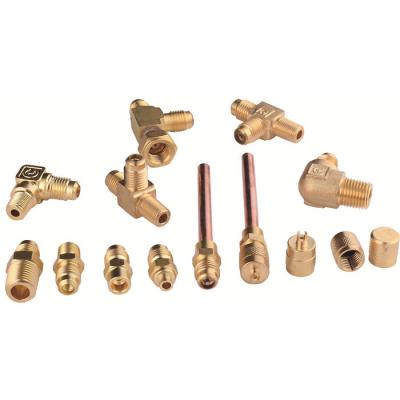 Válvula de agulha de latão Manual de precisão controlada para industrial 1/4 válvula de agulha de compressão