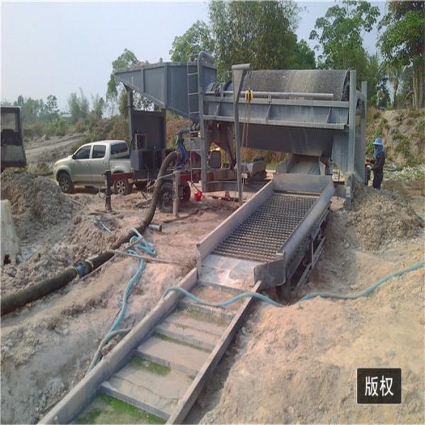 planta giratória pequena da lavagem/mineração do ouro da máquina da seleção da areia 20tph