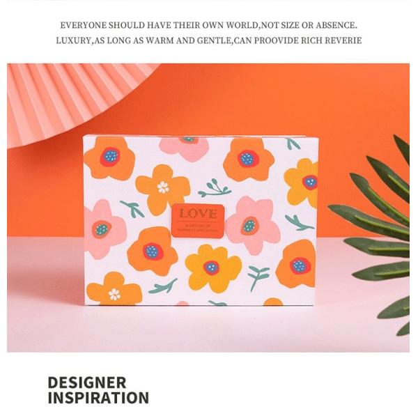 Подарочная коробка розового дня рождения картона дизайна феи подарочной коробки белого восхитительная упаковывая ориентированную на заказчика коробку