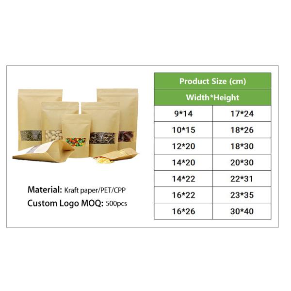 Dried Fruit Potato Chips Zipper Lock Bags Food Stand Up Pouch Solvent Free Lamination