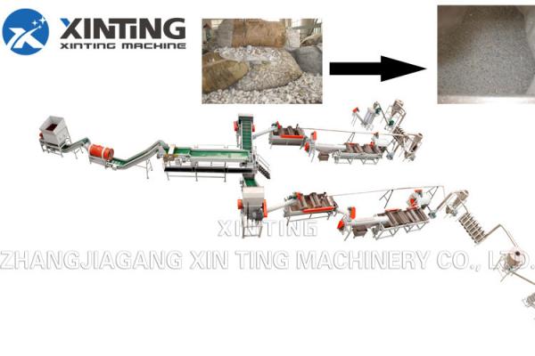 Plastic Film Pet HDPE Recycling Machine Bottle Barrel Crate Container Washing Device