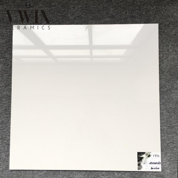 Pure White 800x800mm High Gloss Porcelain Floor Tiles for Bathroom and Interior Walls
