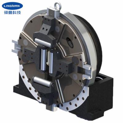 Poder giratório pneumático Chuck For Pipe Cutting Machine do CNC do mandril de 4 maxilas