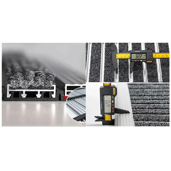 Commercial Wearable Metal Doormat Built for Office Shop Entrances