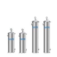 Logement de filtre d'eau de sac d'acier inoxydable de la bride solides solubles pour le produit chimique