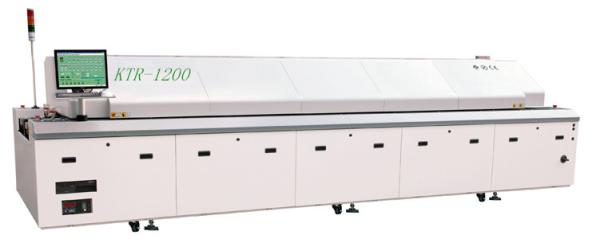 Dual Track Two Speed SMT Reflow Oven KTR-1200 With Room Temperature -300℃
