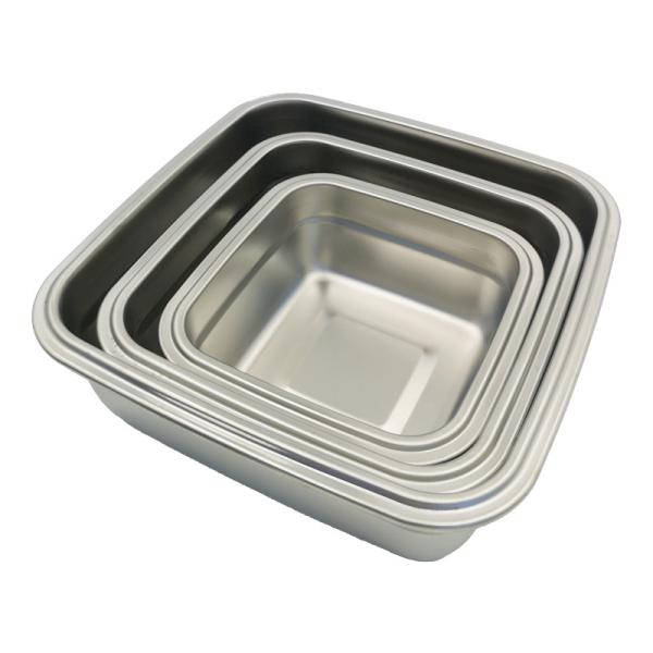 Rectangle 400/750/1200ml Stainless Steel Bento Lunch Box Set with Locking Lids and Durable