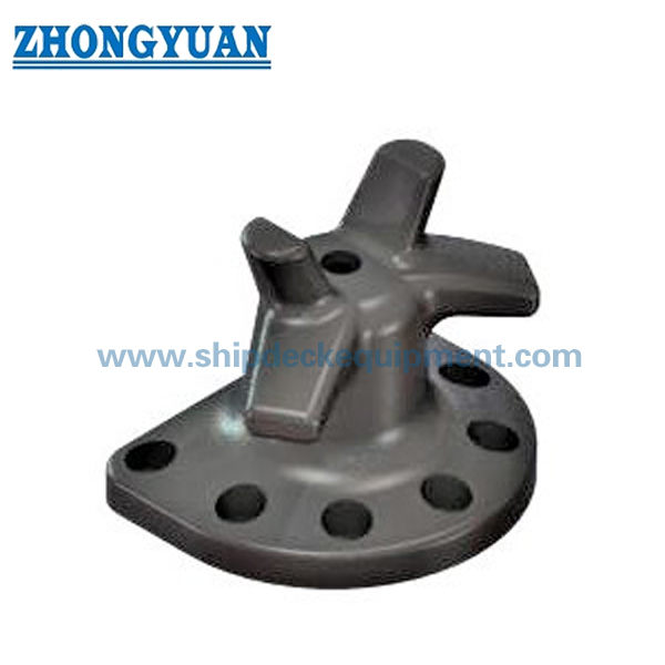 Bolt Anchorage Staghorn Dock Bollard | Cast Steel Quayside Ship Mooring