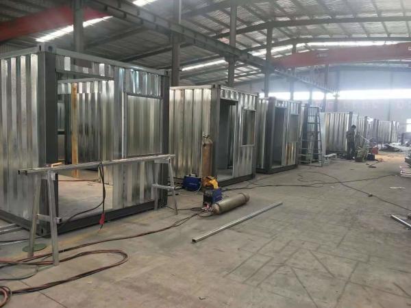 Modified 3x20ft Premade Container Homes Light Steel Prefab House For Mining Industry