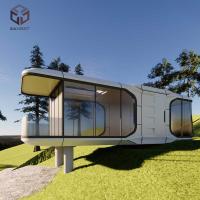 8.5 metros Casa cápsula espacial Casas pré-fabricadas resistência ao vento