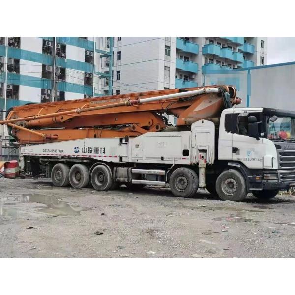 Zoomlion 63m 52m Trailer Pump Stationary Pump Mobile Pump with 1370mm Feeding Height