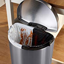 Gallon Trash Bags Small Garbage Bags Waste Basket Bin Liners Bags for Bathroom, Kitchen, Office, Home Bedroom,Car-Clear