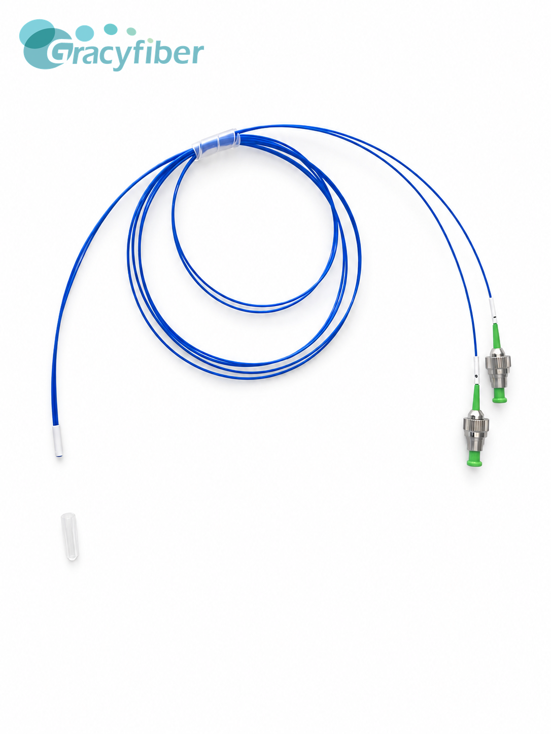 1CH PM Fiber Array, Single Channel PMFA, Polarization Maintaining FA, Corning PM1550 Fiber Array