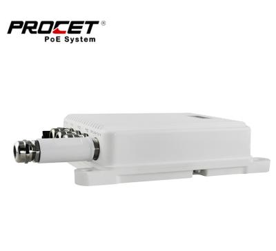 Single Port Outdoor Poe Injectors Input 100-240vac Active Poe Adapter 1.5a 60w