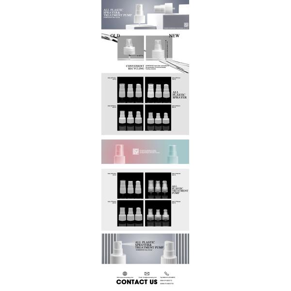 Factory Price Fine Mist Sprayer 18/410 18mm Plastic Sprayer Refillable Nasal Sprayer For Medical and Easy Breathe