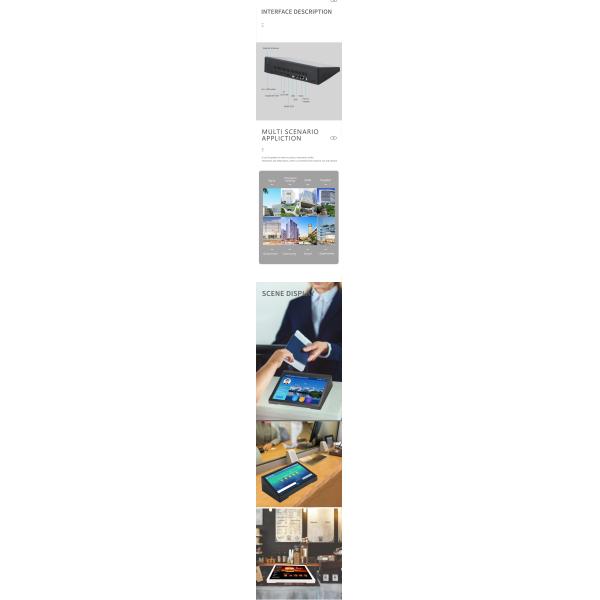 10.1 дюймовый сенсорный Wifi Android All-In-One Tablet Pc 1280*800 Ips Полный угол ландшафтный тип Для вызова устройства