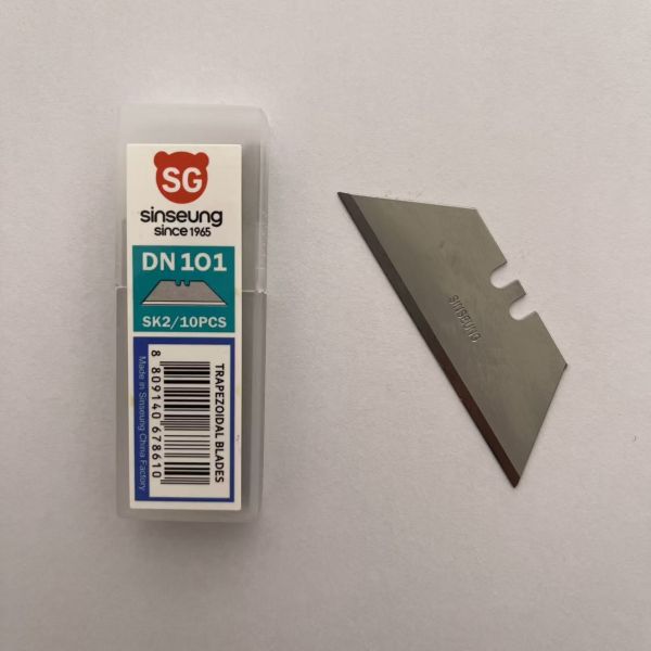 Trapezoidal 9mm Box Cutter Replacement Blade SK2 High Carbon Steel
