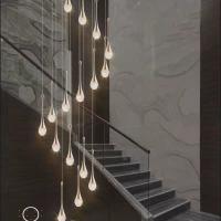 Internet Celebrity Small Waist Chandelier Elegant Lighting for Penthouse Living Room