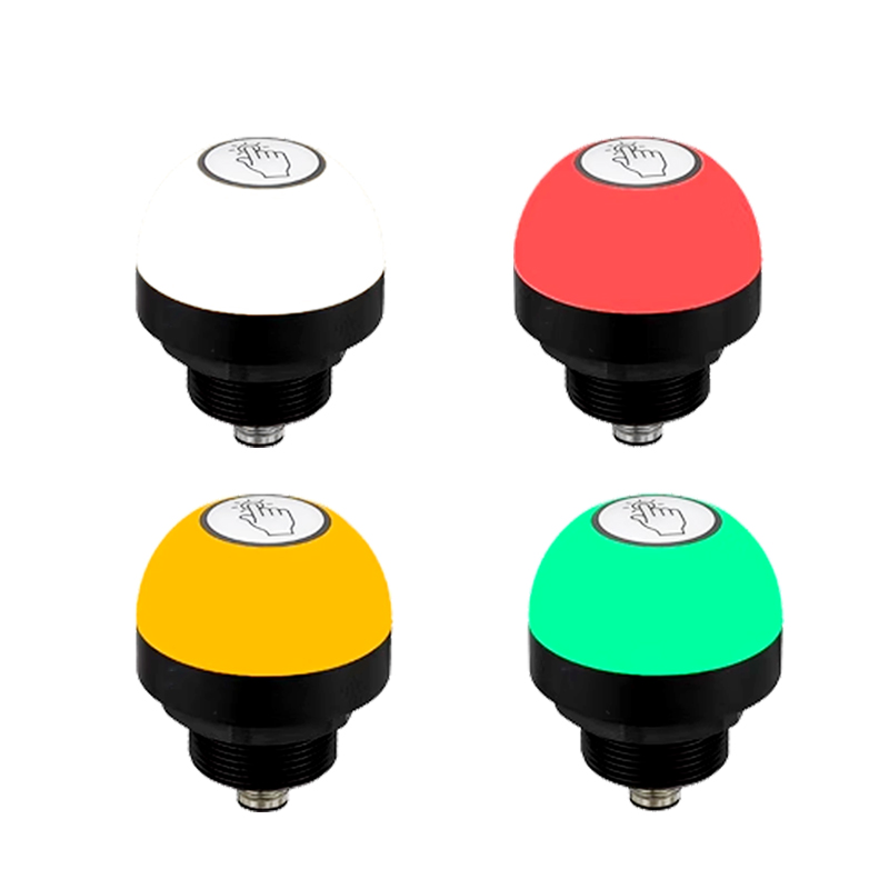 ONN-M4B-50 Touch Mode Operation RYG LED Warning Light For Industrial Automation IP50 IP67