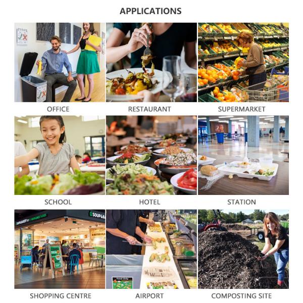 Q235B Portable Food Waste Recycling Machine Automatic Organic Waste Converter