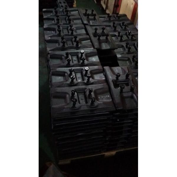 A trilha durável do Paver do asfalto acolchoa a certificação da resistência ISO9001 da vibração