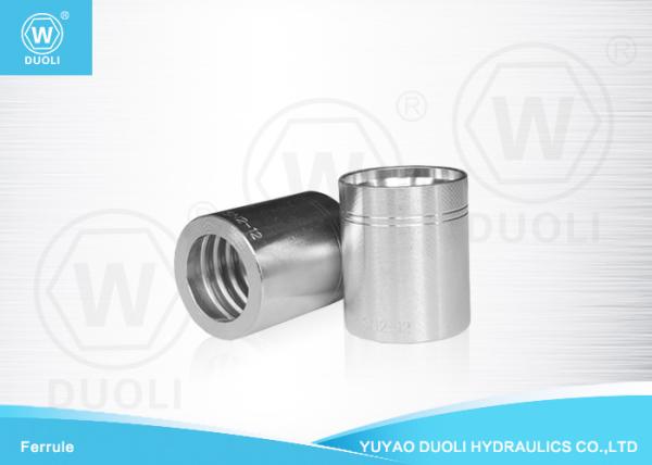 00210 Hydraulic Hose Ferrule For SAE100 R2AT / EN 853 2SN , Quick Connect Hydraulic Fittings