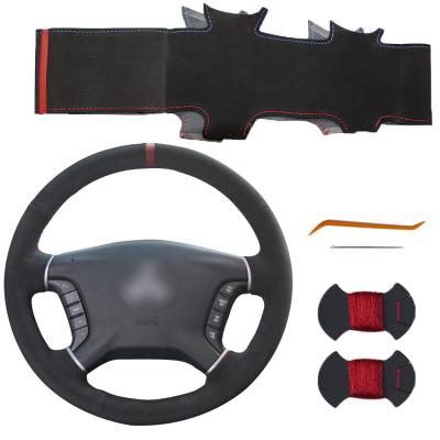 DIY Genuine Leather Steering Wheel Cover Car for Mitsubishi Lancer EX Outlander ASX Colt Pajero Sport Montero Mirage ASX L200