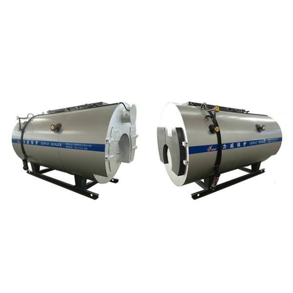 0.5 - 20 Tons Rated Natural Gas Fired Boiler , Gas Hot Water Furnace Fire Tube Structure