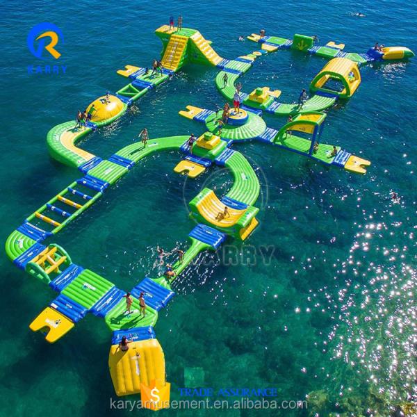 Commercial Water Park Floating Equipment Inflatable Aqua Park with Digital Printing