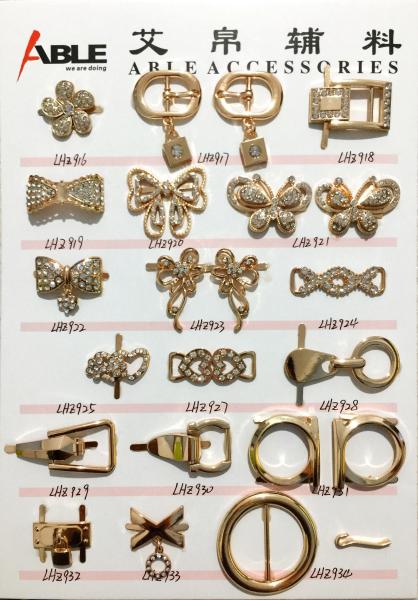 Shoe buckle shoes decorations zinc alloy sandal buckle and bags