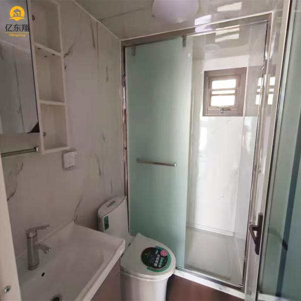 Casa de contenedores prefabricada plegable de doble ala por conjunto 20 pies 40 pies Sala de extensión