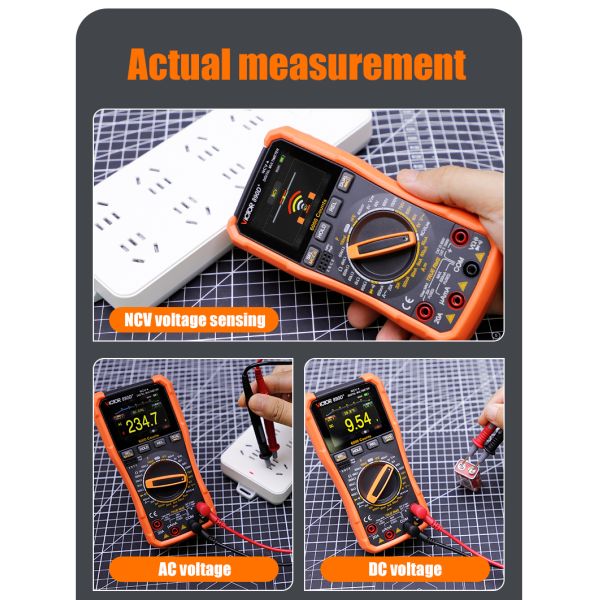 VICTOR 890D+ Digital Multimeter with TFT screen 6000 counts display