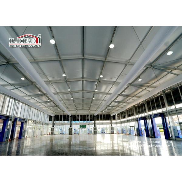 Водоустойчивые шатры двойного Decker крышки крыши с системой стеклянной стены